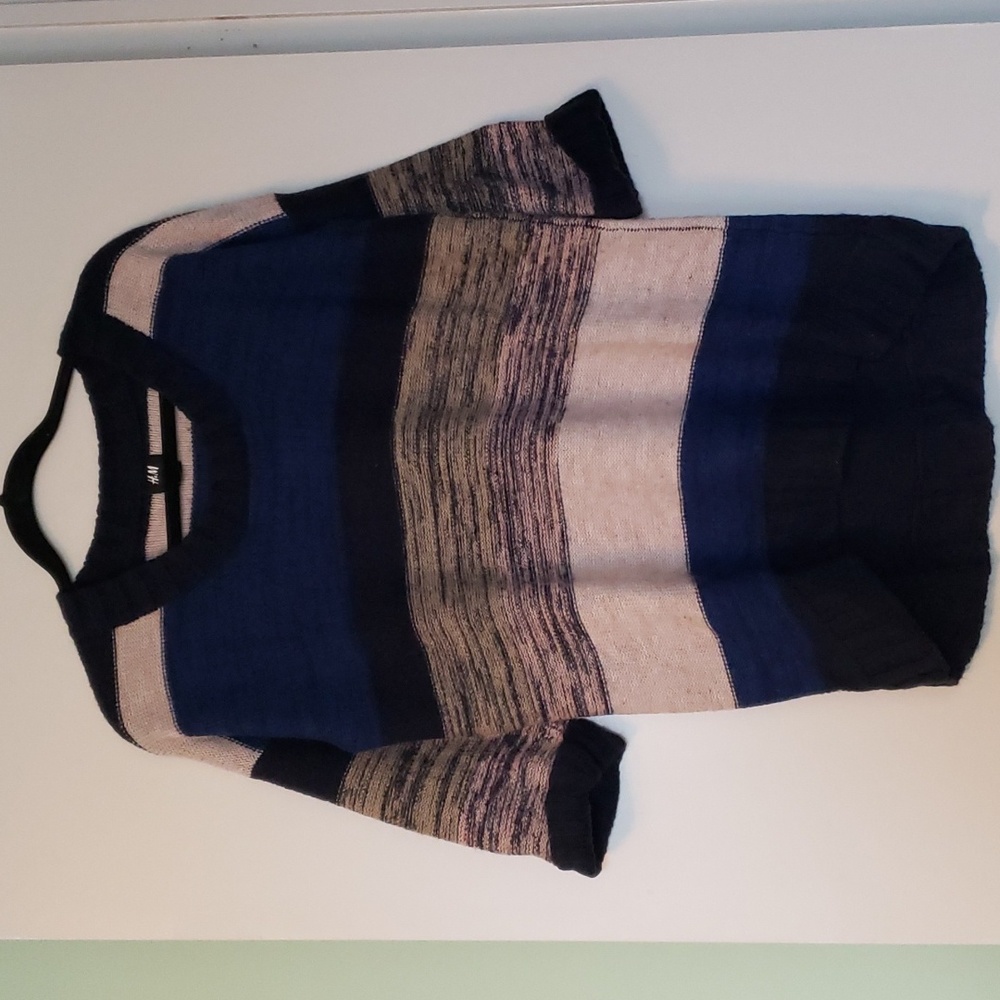 H&M - Colourblock Oversized Knit Sweater
